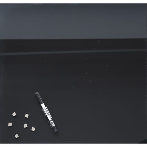 Tabla neagra 45x45 cm, magnetica, din sticla securizata - imagine 7